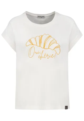 Authentic Style - RE9CIFQtU2hpcnQgUHJpbnQg offwhite - Gr. - S
