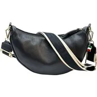 FLORENCE Umhängetasche Florence Umhängetasche Citytasche (Umhängetasche), Damen, Jugend Umhängetasche, Citytasche Leder, schwarz ca. 33cm x 17cm