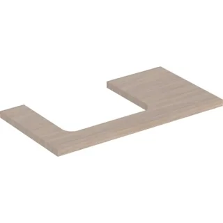 Geberit ONE Waschtisch-Platte, Ausschnitt links, für Aufsatzwaschtisch 505303005