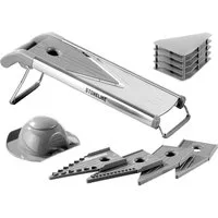 STONELINE Gemüsehobel, Edelstahl, (1-St), 6 Schneidmöglichkeiten, Klimaneutrales Produkt, Designed in Germany