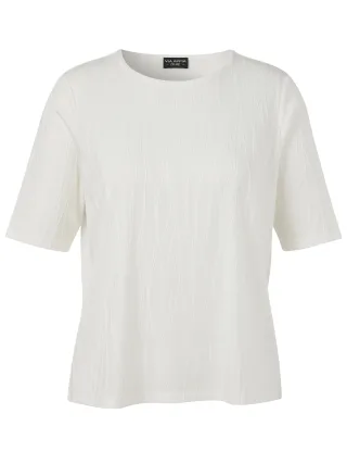 VIA APPIA DUE - T-Shirt Rundhals 1/2 Arm ecru - Gr. - 46