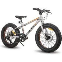 HILAND Fatbike 20 24 26 Zoll Kinder Fat Tire Fahrrad für Jungen Mädchen, Kinderfahrrad 7-Gang, Doppel scheibenbremse Kinder Mountainbike