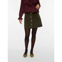 Vero Moda Cordrock VMETTA HR SHORT CORD SKATER SKIRT NOOS