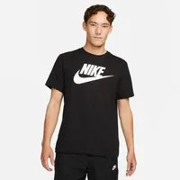 Nike Sportswear T-Shirt M NSW TEE ICON FUTURA mit klassischem Logodruck auf der Brust, Kurzarm-Design, normale Länge