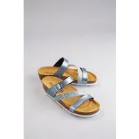 Aniston SHOES Keilpantolette Sommerschuh, Strandschuh, Hausschuh, Glitter