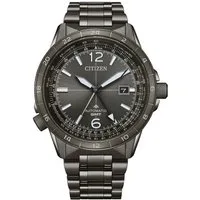 Citizen Automatikuhr Promaster Mechanical GMT NB6045-51H, Armbanduhr, Herrenuhr, Edelstahlarmband, bis 20 bar wasserdicht