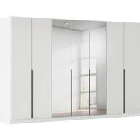 OTTO home Drehtürenschrank Kleiderschrank Kleiderschränke Schrank Garderobe AGORDO mit Glasfront (in zwei Griff-Farben, Breiten 91-405 cm) durchdachte Innenausstattung, in 8 Breiten und 2 Höhen MADE IN GERMANY