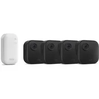 blink Überwachungskamera Kamera Outdoor 4 Sicherheitskamera 4-Kamera-System (Innenbereich, Außenbereich, 4-tlg)