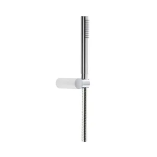 Herzbach Living Spa Wannenset 11.620222.3.01 chrom, mit Konushalter, Brauseschlauch 1.600mm, round