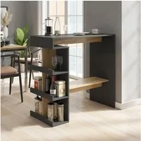 Vicco Bartisch Dana, Anthrazit/Goldkraft Eiche/Goldkraft Eiche, 108 x 50 cm (1-St)