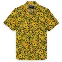 Lyle & Scott Kurzarmhemd Hemd Lyle&Scott Wild Garden Print Resort Lebendige Farben