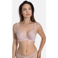 Sassa Bügel-BH Dotted Mesh mit Spitzeneinsatz, mit Schale, atmungsaktiv, leicht, feminin