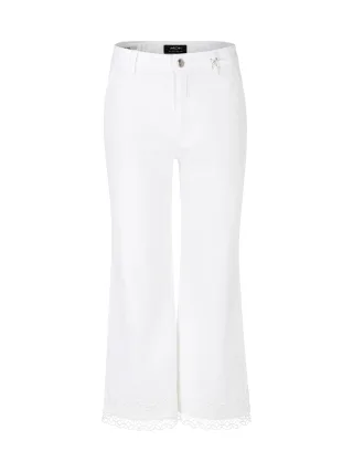 Marc Cain Collections - Jeans Rethink Together Modell WIGAN white - Gr. - 36