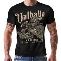LOBO NEGRO® T-Shirt für Wikinger Nordmann Keltic Fans: Walhalla is Calling