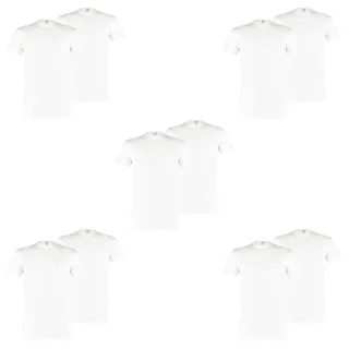10 er Pack Puma Basic Crew T-Shirt Men Herren Unterhemd Rundhals