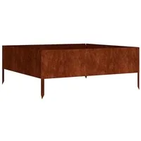 vidaXL Hochbeet Hochbeet 100x100x41 cm Cortenstahl (1 St)