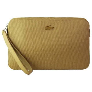 Lacoste Leder Herren Braune Beuteltasche