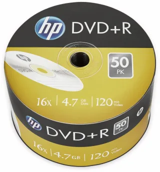 DVD+R 4.7GB, 120Min, 16x, Bulk-Pack, 50 CDs