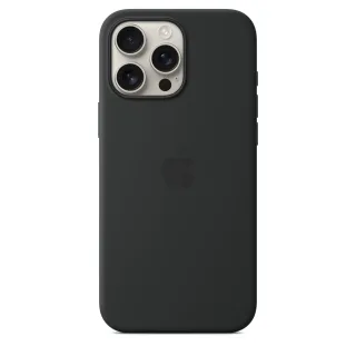 Apple iPhone 16 Pro Max Silikon Case mit MagSafe ? Schwarz | myyt3zm/a | Cover - Apple