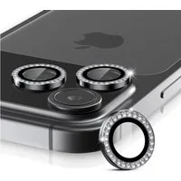 Tec-Expert Kameraschutzglas 9H Kameraglas Set in Schwarz mit Schmuckstein für Apple iPhone 17 Pro für Apple iPhone 17 Pro, Linsenschutzglas Set, 1 Stück, Kameraschutz, Schutzglas, Linsenschutz, kratz- & stoßfest