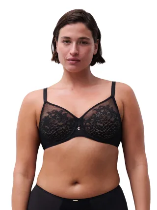 Chantelle Lingerie - Maris Sehr bedeckender gemoldeter BH Black - Gr. - 85D
