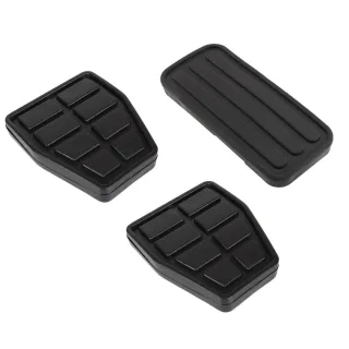 3x Pedale Pedalkappen Gummi Abdeckung BREMSE + KUPPLUNG + GAS für Seat Alhambra Arosa Cordoba Ibiza 6K Toledo