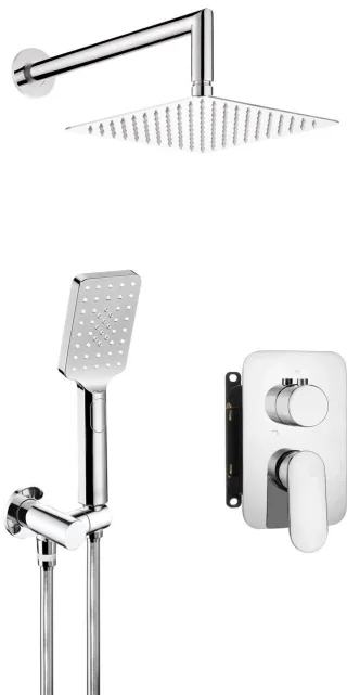 Neuesbad Serie 100 Unterputz Dusch-Set, Oberfläche: chrom NB1DEBXYZ0GAM1