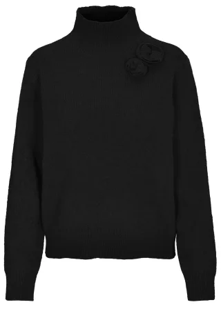 IN LINEA - Pullover black - Gr. - 38