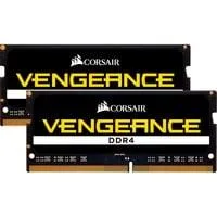 SO-DIMM 32 GB DDR4-2400 (2x 16 GB) Dual-Kit, Arbeitsspeicher schwarz, CMSX32GX4M2A2400C16, Vengeance