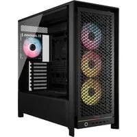 FRAME 5000D RS ARGB , Tower-Gehäuse schwarz, Tempered Glass