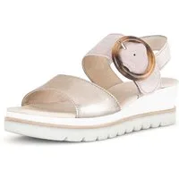 Gabor Sandalen Veloursleder . Keilsandalette