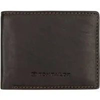TOM TAILOR Geldbörse LARY, im Querformat aus echtem Leder
