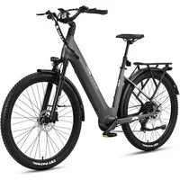 TTGO E-Bike Cityrad 28 Zoll, 70Nm Hinterradmotor, bis zu 120km, Federsattelstütze, 7 Gang SHIMANO, Kettenschaltung, Heckmotor, 720 Wh, Z3, Farbdisplay, Elektrofahrrad für Damen und Herren, Pedelec