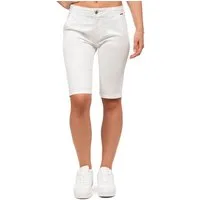 Cipo & Baxx Shorts Damen Straight Fit Capri Hose Mid Waist BA-WK186 erhältlich in trendigen Farben