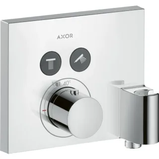 hansgrohe Axor ShowerSelect Square Thermostat 36712000, Unterputzthermostat, 2 Verbraucher