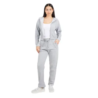 Brave Soul - Hoodie mit durchgehendem Reißverschluss für Damen (Grau meliert)