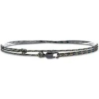 Made by Nami Wickelarmband Minimalistisches Armband mit Karabinerhaken Herren Armband Damen, Maritimes Armband Wasserfest & Verstellbar