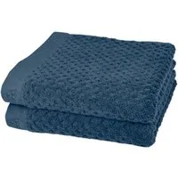 ROSS Handtücher Harmony, Frottier (Packung, 2-St), 100 % Baumwolle, Hoch Tief Struktur, viele Farben