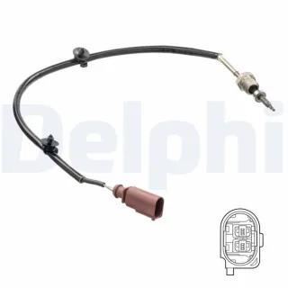 Delphi Abgastemperatursensor Audi A6 Seat Exeo 2,0 TS30267