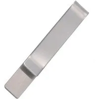 Geldscheinklammer Krawattenklammer klassisch aus Edelstahl - Silber (1-tlg), Krawattenclip