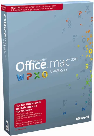Microsoft Office Mac University 2011 [für Studierende & Lehrende an deutschen Hochschulen und Berufsakademien]