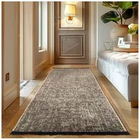 Carpettex Veloursteppich Boho Design, Läufer, Höhe: 7 mm, Baumwolle, Waschbarer Teppich, Boho-Stil, Wohnzimmer, Schlafzimmer