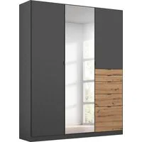 rauch Drehtürenschrank Kleiderschrank Schrank Garderobe Wäscheschrank Ankleide ONTARIO (Breiten 136/181 cm) mit 5 Schubladen in unterschiedlichen Größen MADE IN GERMANY