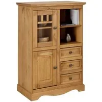OTTO home Highboard Melissa, Vitrine, Breite 80 cm