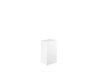emco Halb-Hochschrank evo, mit Glastür, 750 mm, weiss/optiwhite, 957950404 957950404