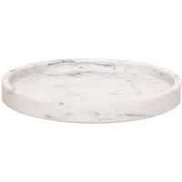 houseproud Dekotablett Orbit Dekotablett - rundes Tablett aus Marmo
