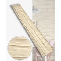 IKHEMalarka 3D Wandpaneel aus Polystyrol Styropor XPS 20qm / 120 Stück, BxL: 16,70x100,00 cm, Holzoptik Marmor Imitat Paneelen Wand Decken