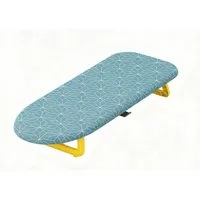 KINGRACK Bügelbrett Klappbares Tisch-Bügelbrett, kleines faltbares kompaktes Bügelbrett, Tragbar mit Bügeleisenhalter & Aufhängeseil, Maße 31 x 80 cm