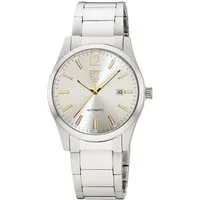 ETT Automatikuhr Motion Drive EGS-40408-11M, Armbanduhr, Herrenuhr, Mechanische Uhr, Edelstahlarmband, analog, Tag