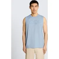 TOM TAILOR Tanktop T-Shirt Tanktop mit Logo-Print